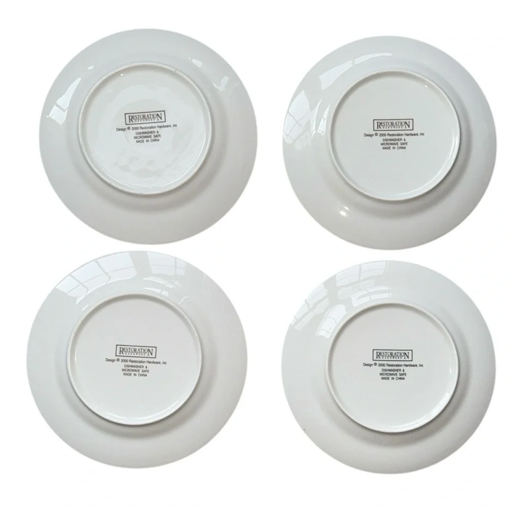 Restoration Hardware Vintage 2000 Classic Cheese Plates 7.5